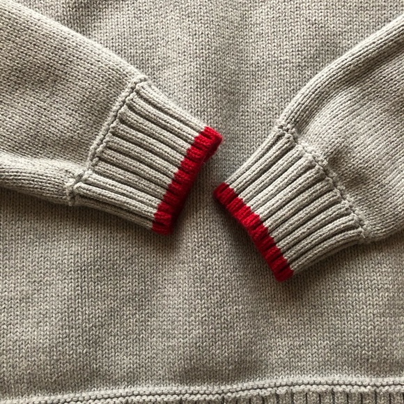 Light Grey Tommy Hilfiger Knitted Sweater - Picture 9 of 10